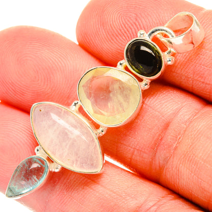 Rainbow Moonstone Pendants handcrafted by Ana Silver Co - PD28371