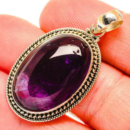 Amethyst Pendants handcrafted by Ana Silver Co - PD28376