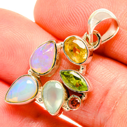 Ethiopian Opal Pendants handcrafted by Ana Silver Co - PD28384