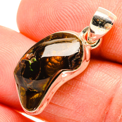 Mexican Fire Agate Pendants handcrafted by Ana Silver Co - PD28385