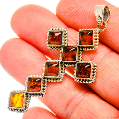 Baltic Amber Pendants handcrafted by Ana Silver Co - PD28395