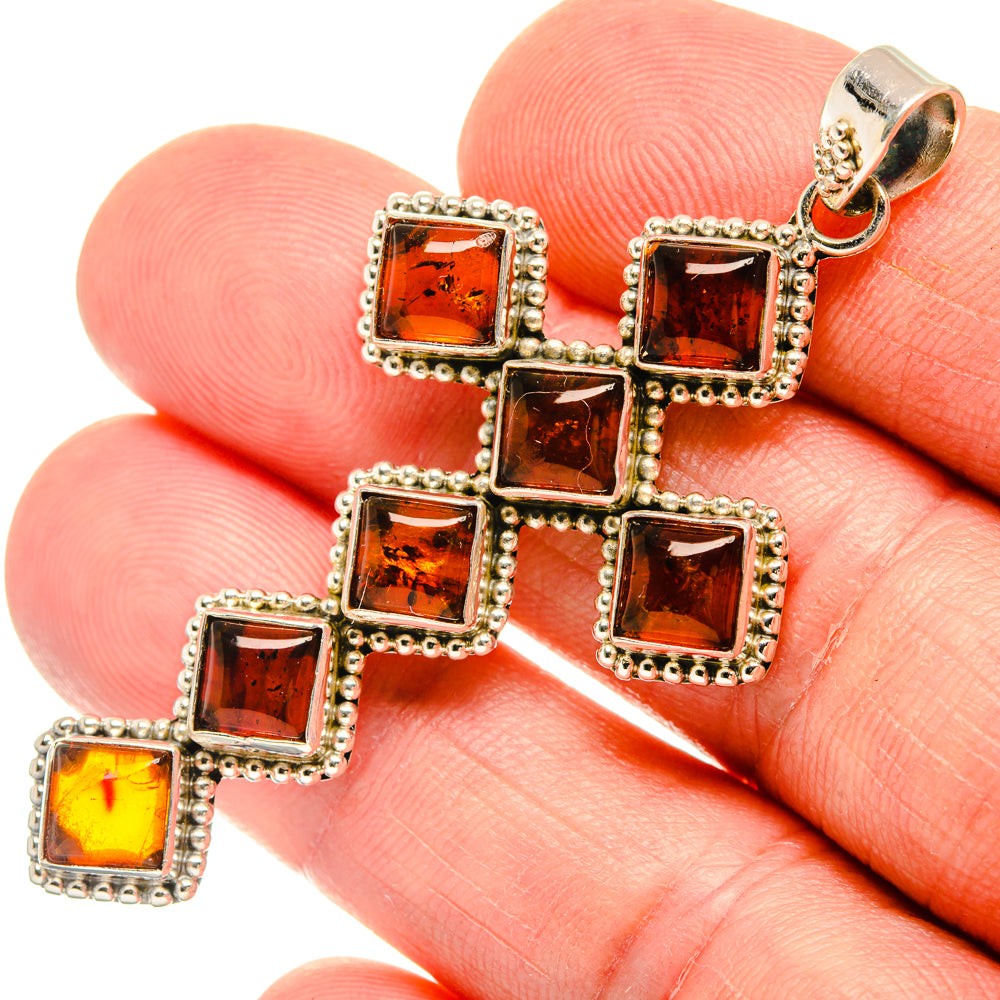Baltic Amber Pendants handcrafted by Ana Silver Co - PD28400