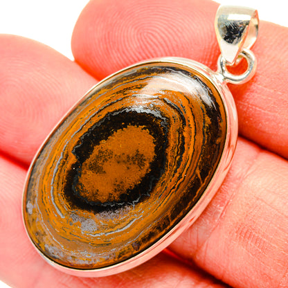 Tiger Iron Pendants handcrafted by Ana Silver Co - PD28403
