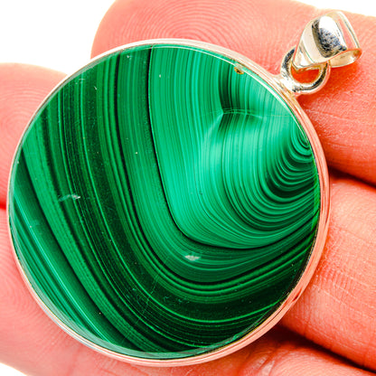 Malachite Pendants handcrafted by Ana Silver Co - PD28409