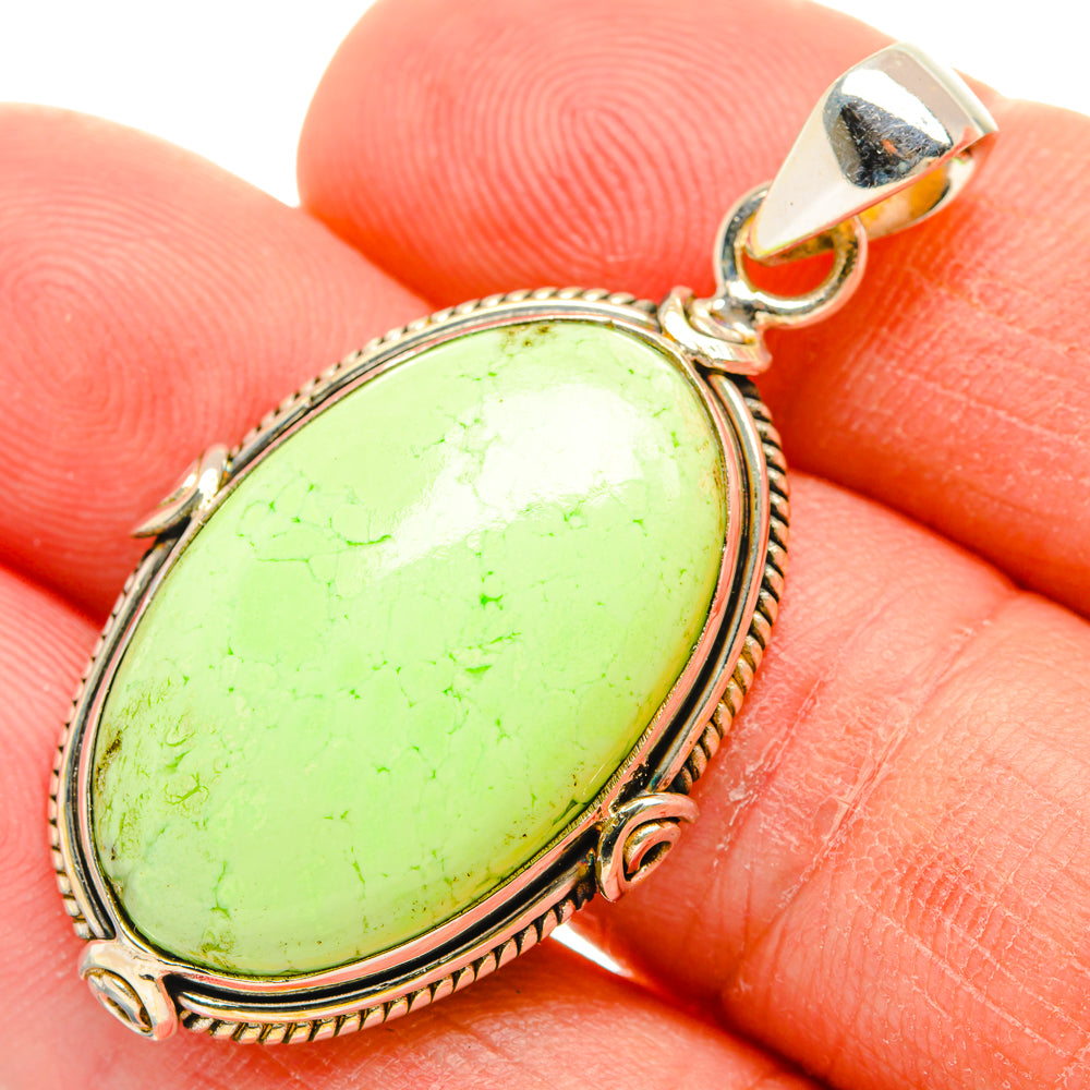 Lemon Jasper Pendants handcrafted by Ana Silver Co - PD28432