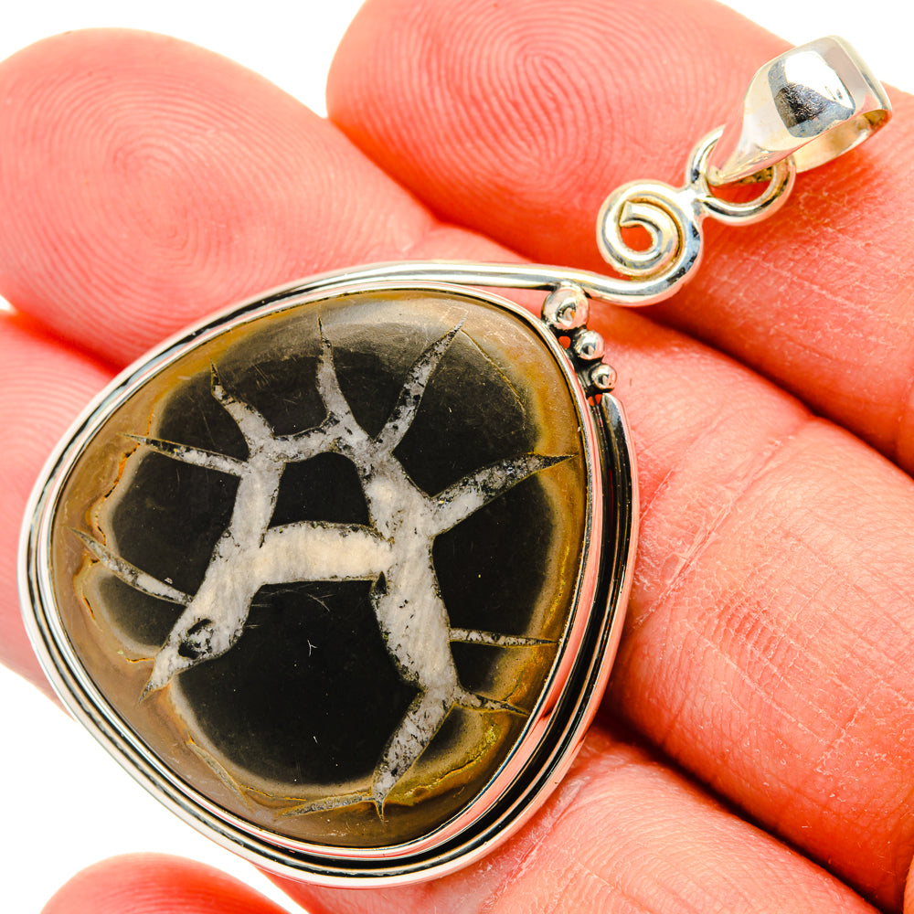 Septarian Geode Pendants handcrafted by Ana Silver Co - PD28439