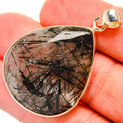 Tourmalinated Quartz Pendants handcrafted by Ana Silver Co - PD28446