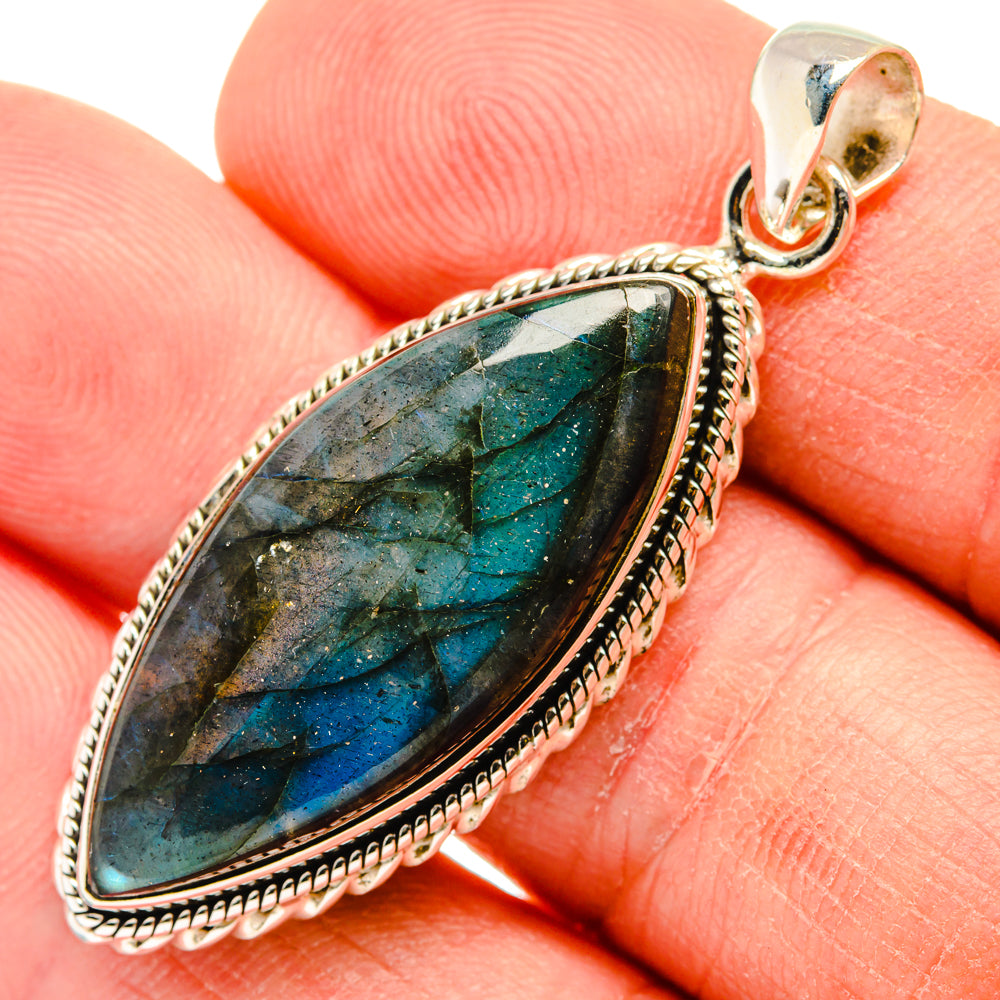 Labradorite Pendants handcrafted by Ana Silver Co - PD28455