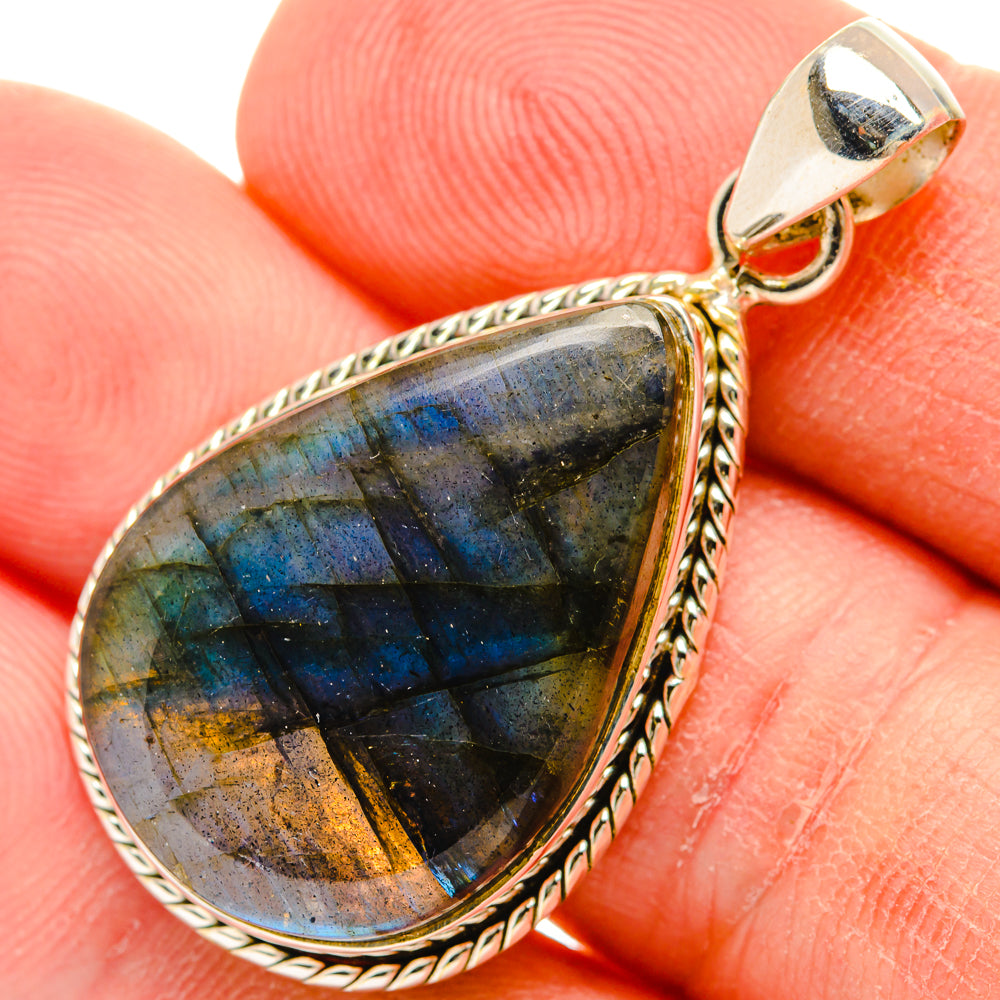 Labradorite Pendants handcrafted by Ana Silver Co - PD28466