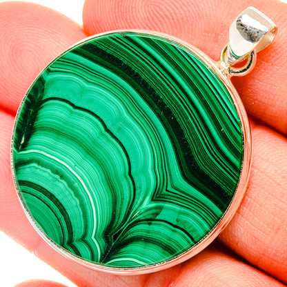Malachite Pendants handcrafted by Ana Silver Co - PD28472