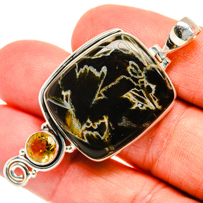 Turkish Tube Agate Pendants handcrafted by Ana Silver Co - PD28484