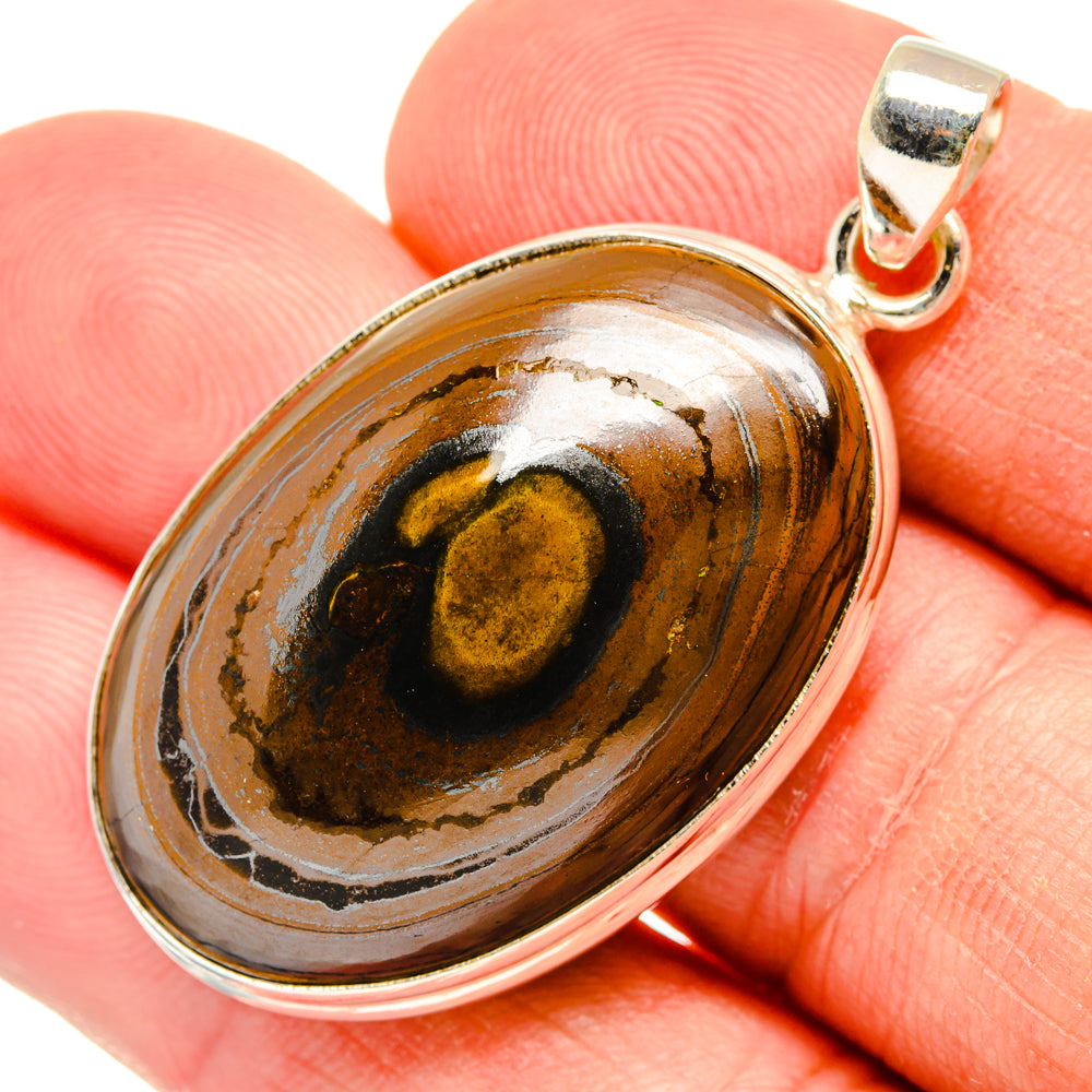 Tiger Iron Pendants handcrafted by Ana Silver Co - PD28491