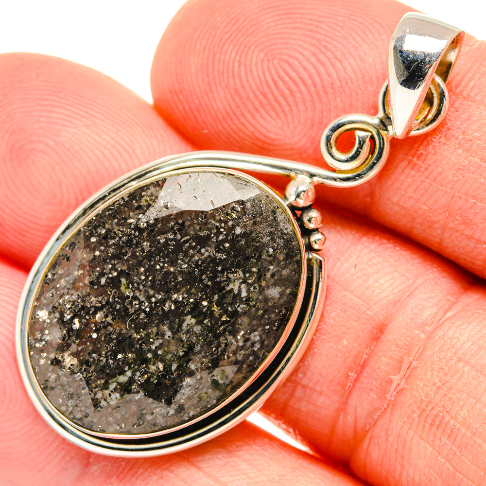 Tourmalinated Quartz Pendants handcrafted by Ana Silver Co - PD28493