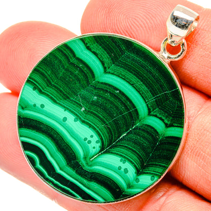 Malachite Pendants handcrafted by Ana Silver Co - PD28508