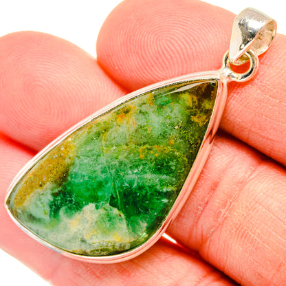 Peruvian Opal Pendants handcrafted by Ana Silver Co - PD28511