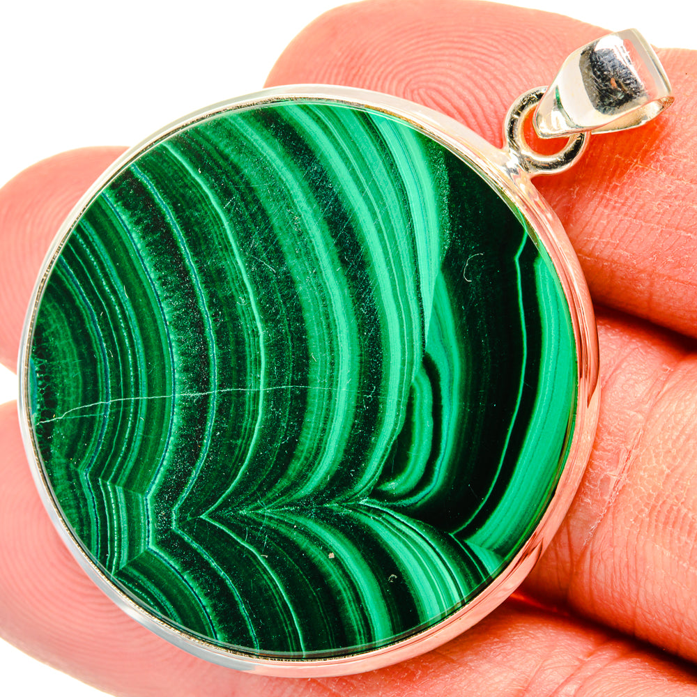 Malachite Pendants handcrafted by Ana Silver Co - PD28513