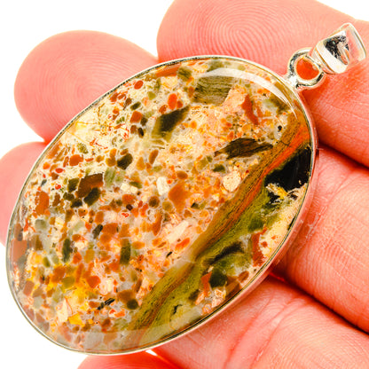 Ocean Jasper Pendants handcrafted by Ana Silver Co - PD28527