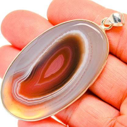 Botswana Agate Pendants handcrafted by Ana Silver Co - PD28533