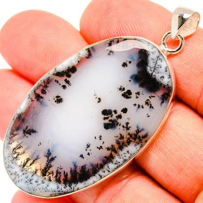 Dendritic Opal Pendants handcrafted by Ana Silver Co - PD28536