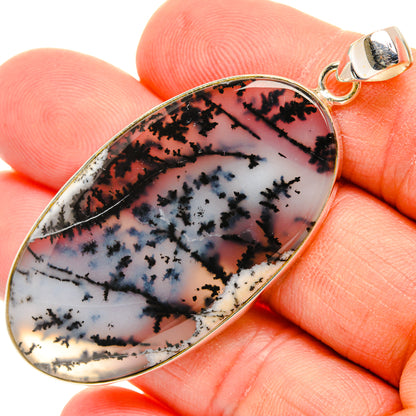 Dendritic Opal Pendants handcrafted by Ana Silver Co - PD28537