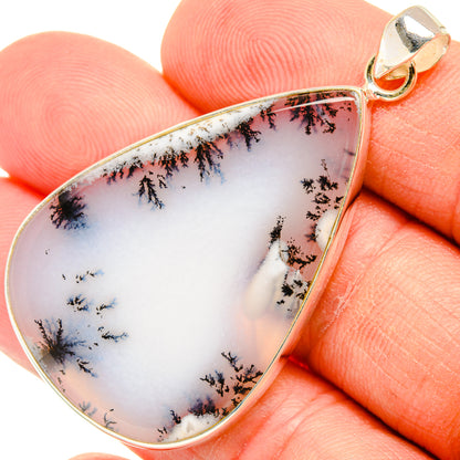 Dendritic Opal Pendants handcrafted by Ana Silver Co - PD28541