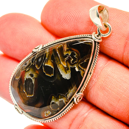 Turkish Tube Agate Pendants handcrafted by Ana Silver Co - PD28549