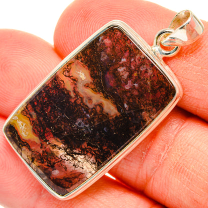 Moss Agate Pendants handcrafted by Ana Silver Co - PD28550