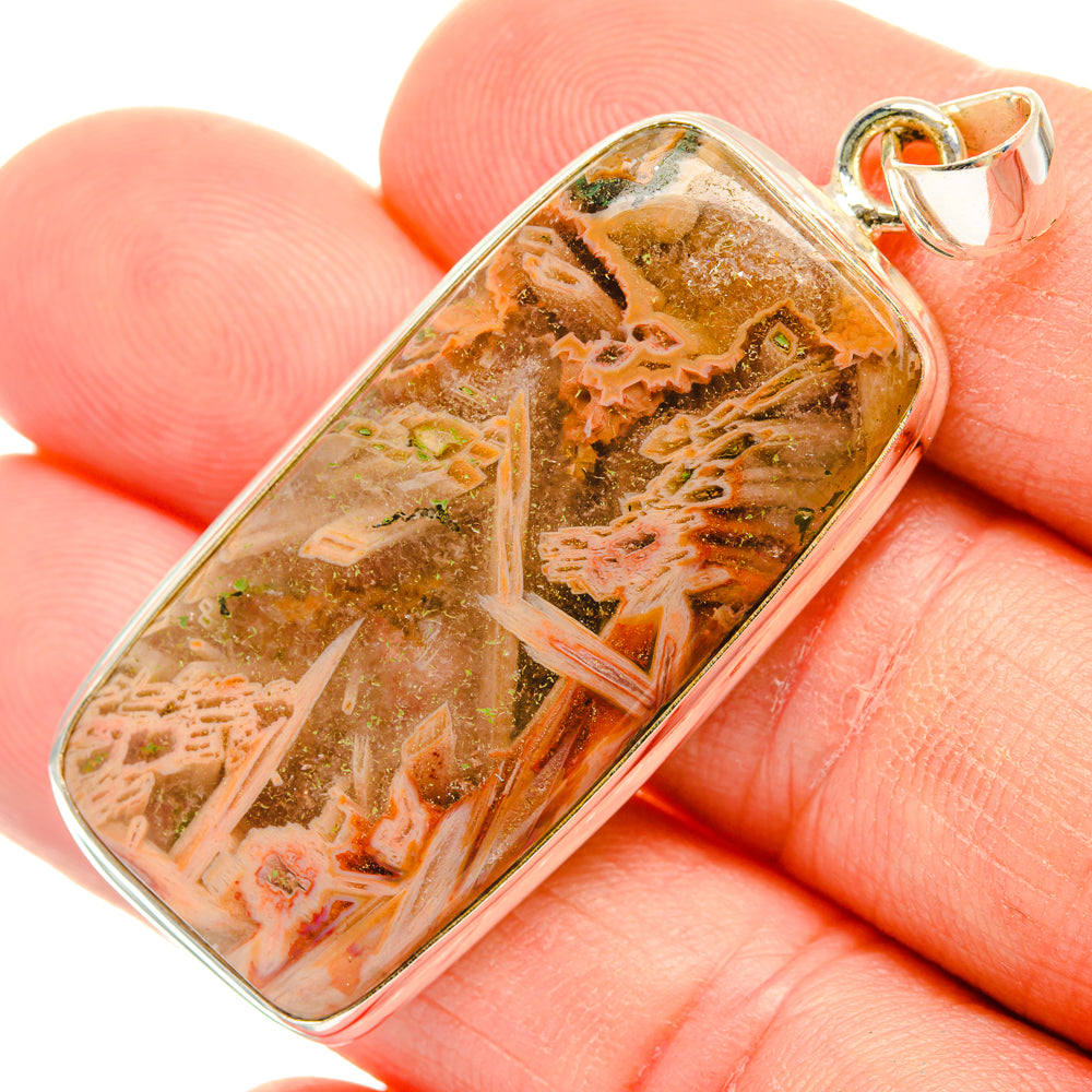 Turkish Tube Agate Pendants handcrafted by Ana Silver Co - PD28554