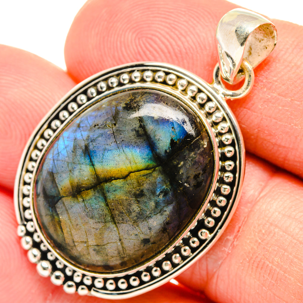 Labradorite Pendants handcrafted by Ana Silver Co - PD28569