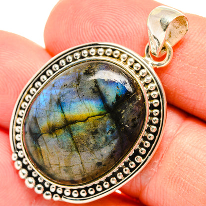 Labradorite Pendants handcrafted by Ana Silver Co - PD28569
