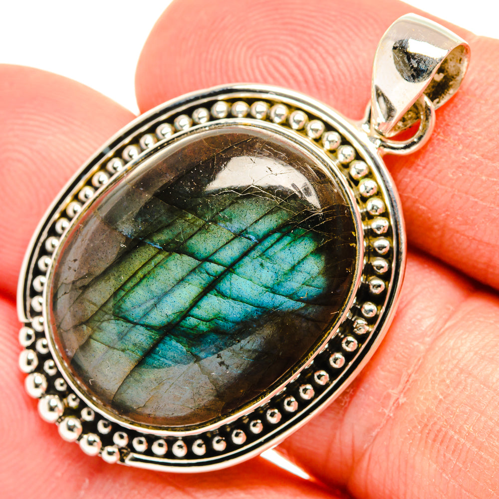 Labradorite Pendants handcrafted by Ana Silver Co - PD28581