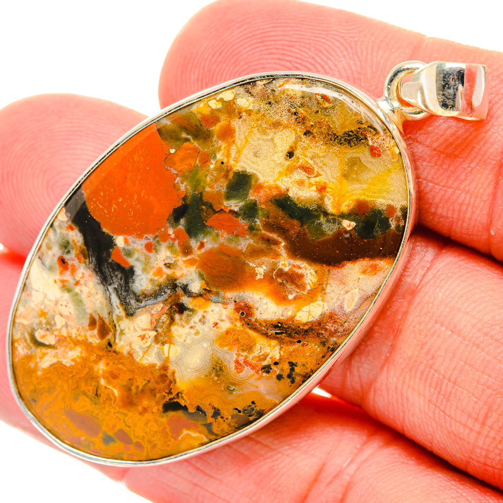 Ocean Jasper Pendants handcrafted by Ana Silver Co - PD28589
