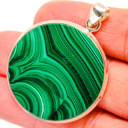 Malachite Pendants handcrafted by Ana Silver Co - PD28591