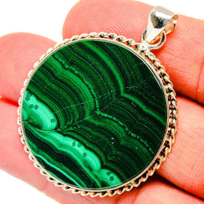 Malachite Pendants handcrafted by Ana Silver Co - PD28592