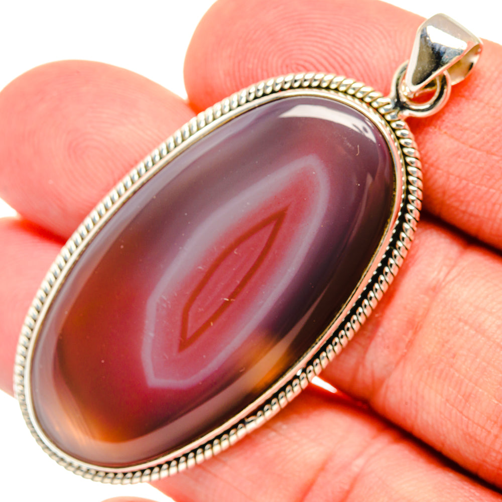 Botswana Agate Pendants handcrafted by Ana Silver Co - PD28594