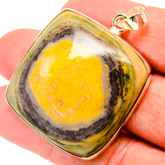 Bumble Bee Jasper Pendants handcrafted by Ana Silver Co - PD28596