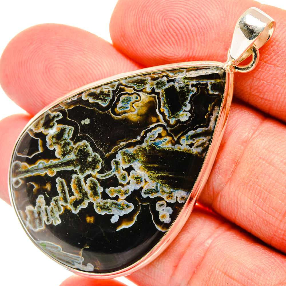 Turkish Tube Agate Pendants handcrafted by Ana Silver Co - PD28600