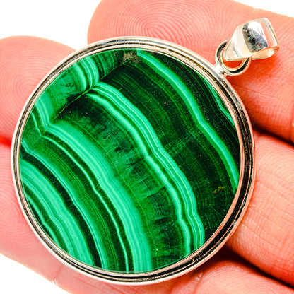 Malachite Pendants handcrafted by Ana Silver Co - PD28602