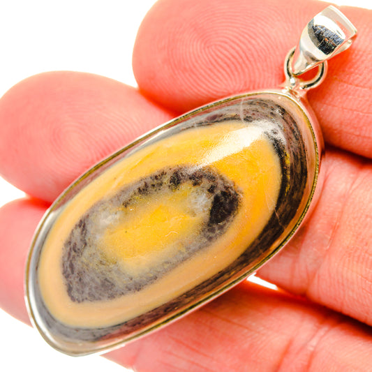 Bumble Bee Jasper Pendants handcrafted by Ana Silver Co - PD28603
