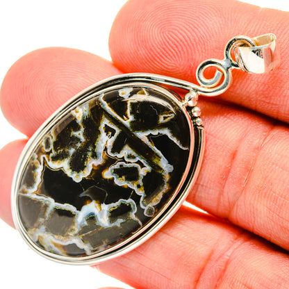 Turkish Tube Agate Pendants handcrafted by Ana Silver Co - PD28610