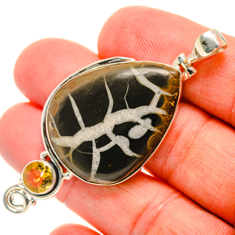 Septarian Geode Pendants handcrafted by Ana Silver Co - PD28639