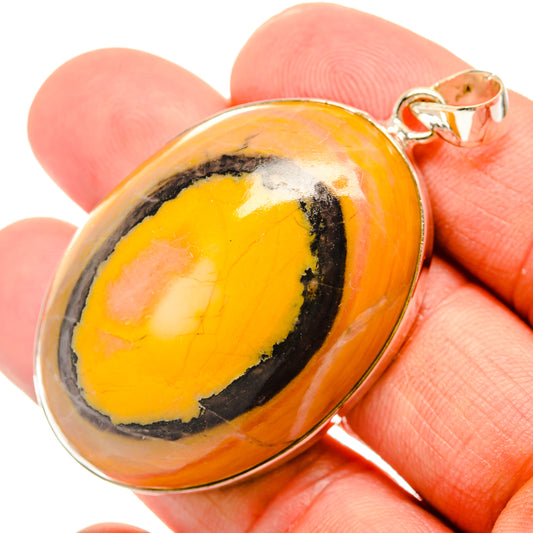 Bumble Bee Jasper Pendants handcrafted by Ana Silver Co - PD28646