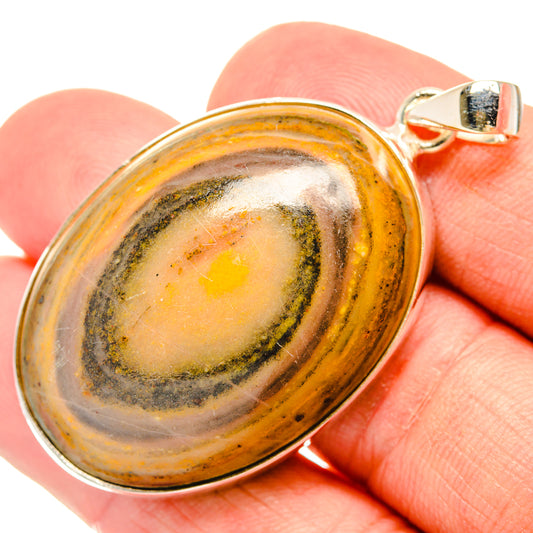 Bumble Bee Jasper Pendants handcrafted by Ana Silver Co - PD28647