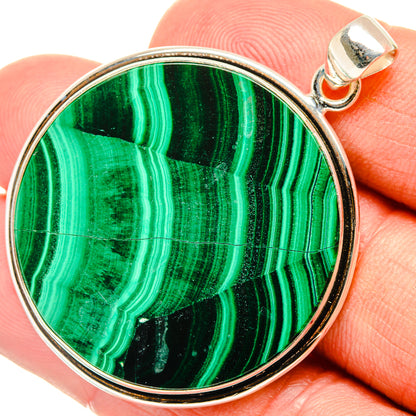 Malachite Pendants handcrafted by Ana Silver Co - PD28649