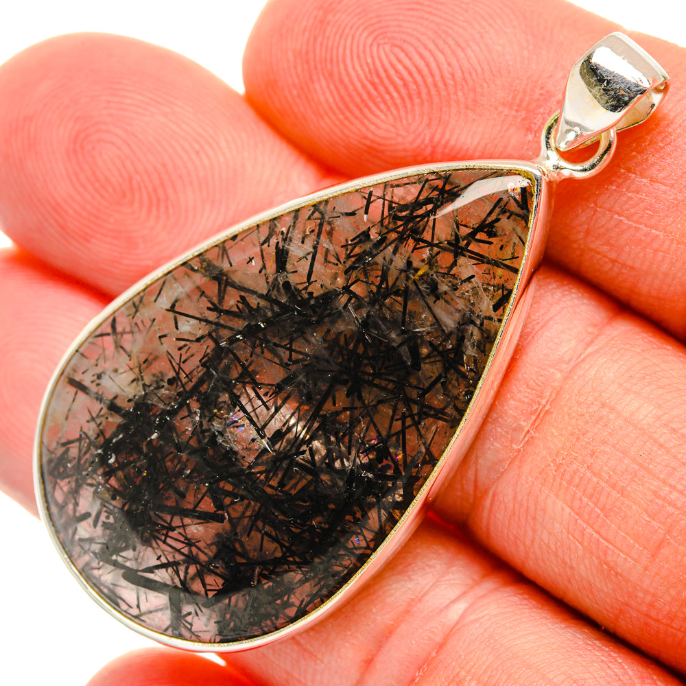 Tourmalinated Quartz Pendants handcrafted by Ana Silver Co - PD28668
