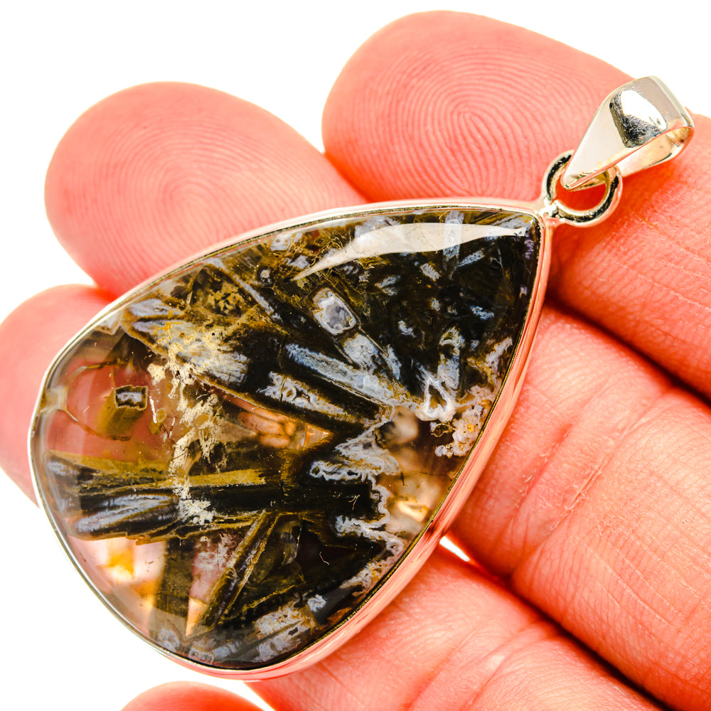 Turkish Tube Agate Pendants handcrafted by Ana Silver Co - PD28669