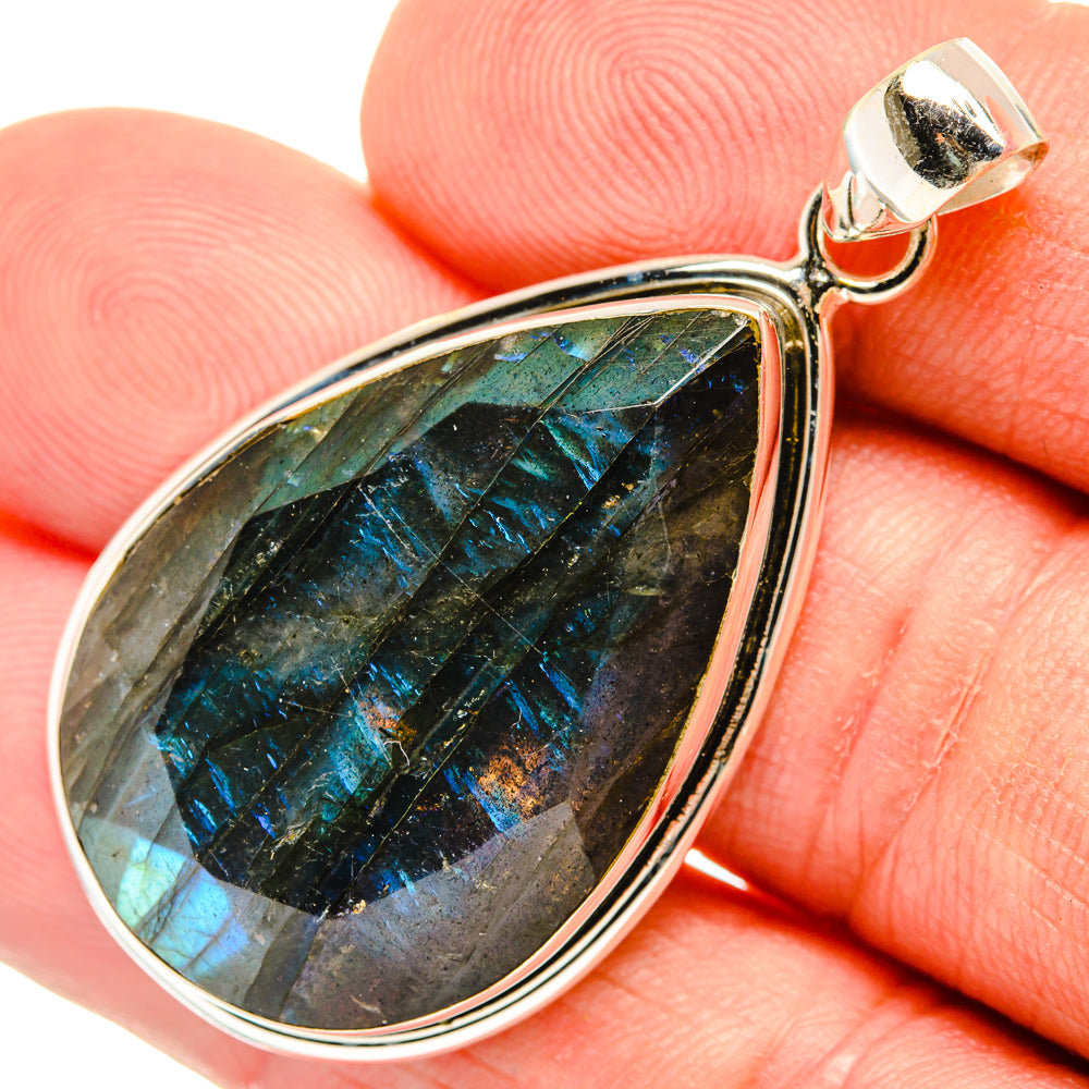 Labradorite Pendants handcrafted by Ana Silver Co - PD28684