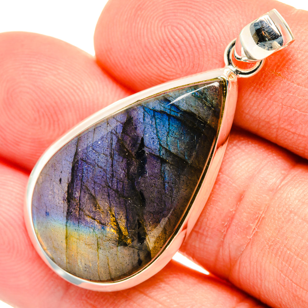 Labradorite Pendants handcrafted by Ana Silver Co - PD28689