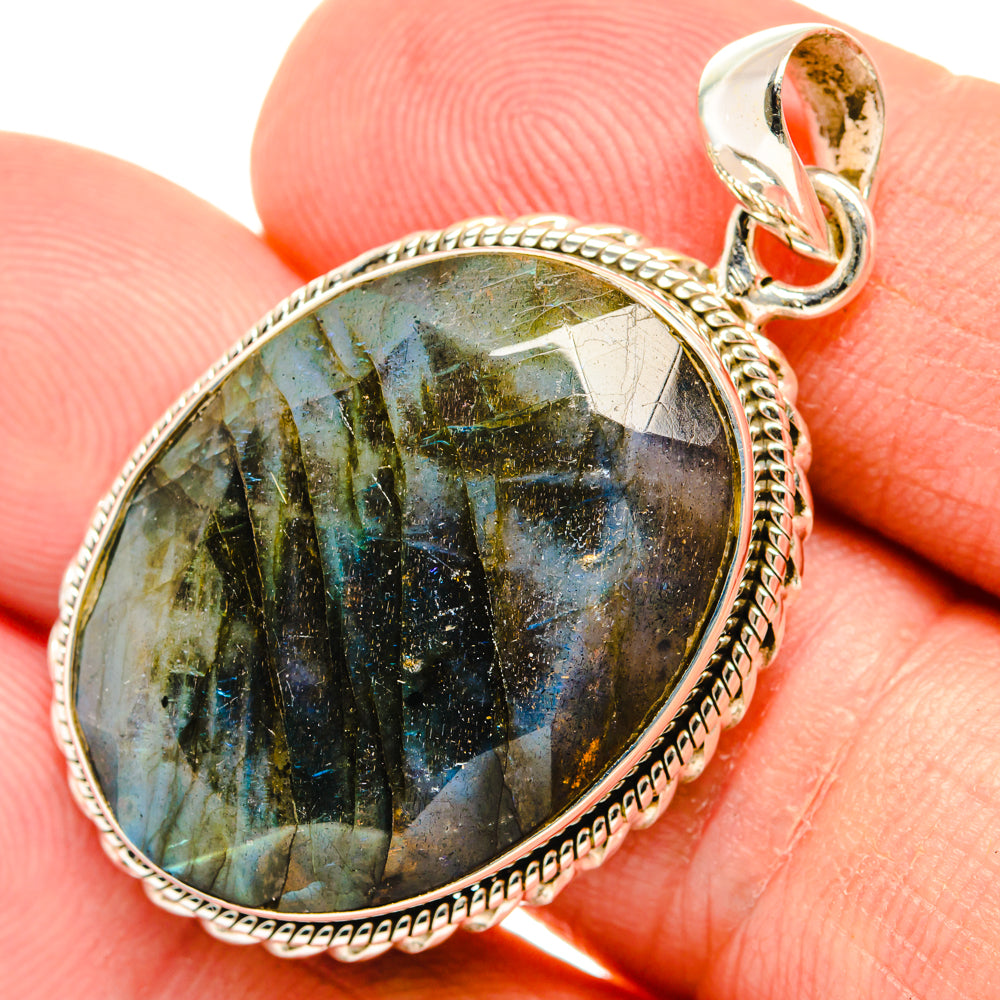 Labradorite Pendants handcrafted by Ana Silver Co - PD28699