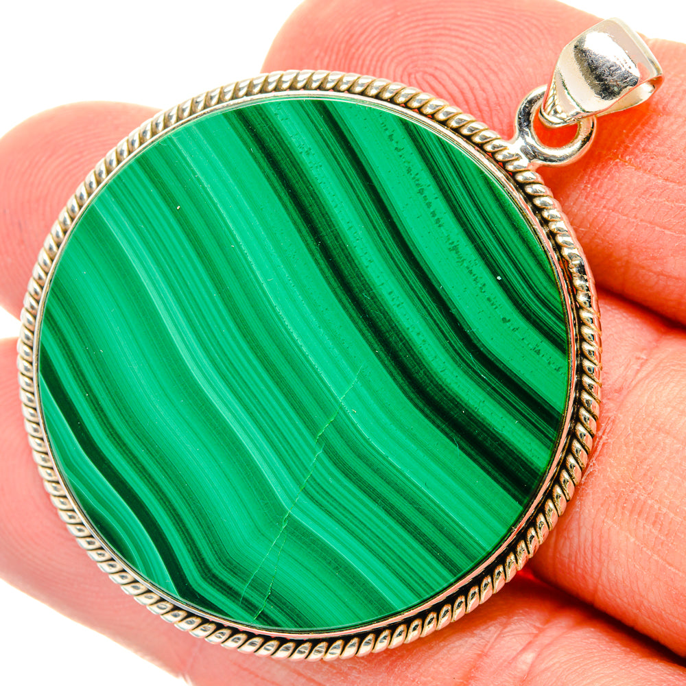 Malachite Pendants handcrafted by Ana Silver Co - PD28715